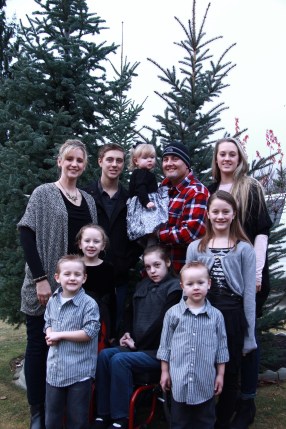 Family pic- 12/14 L to R Allison, J'onn, Presley, Adrian III, Eva, Adrian, Madeline, Cory, Clara Hailey