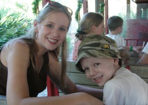 In Florida of his Make-A-Wish Trip